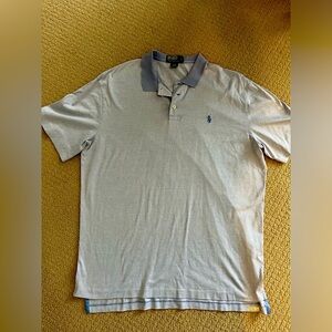 Men’s Polo Ralph Lauren Shirt L Blue Stripes